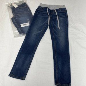 Justice Girls Simply Low 2 Pairs Jeggings Knit Waist band NEW and EUC size 8